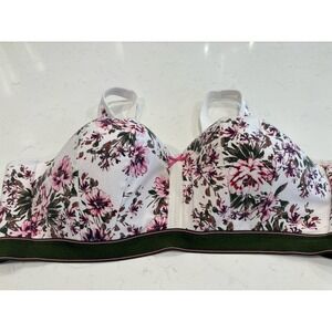 Cacique Lighly Lined No-Wire Size 46ddd Beautiful Design Comfortable